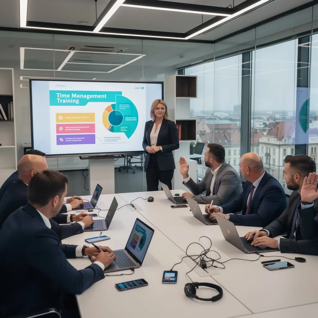 Indywidualna sesja coachingowa, w której klient omawia swoje cele zawodowe.